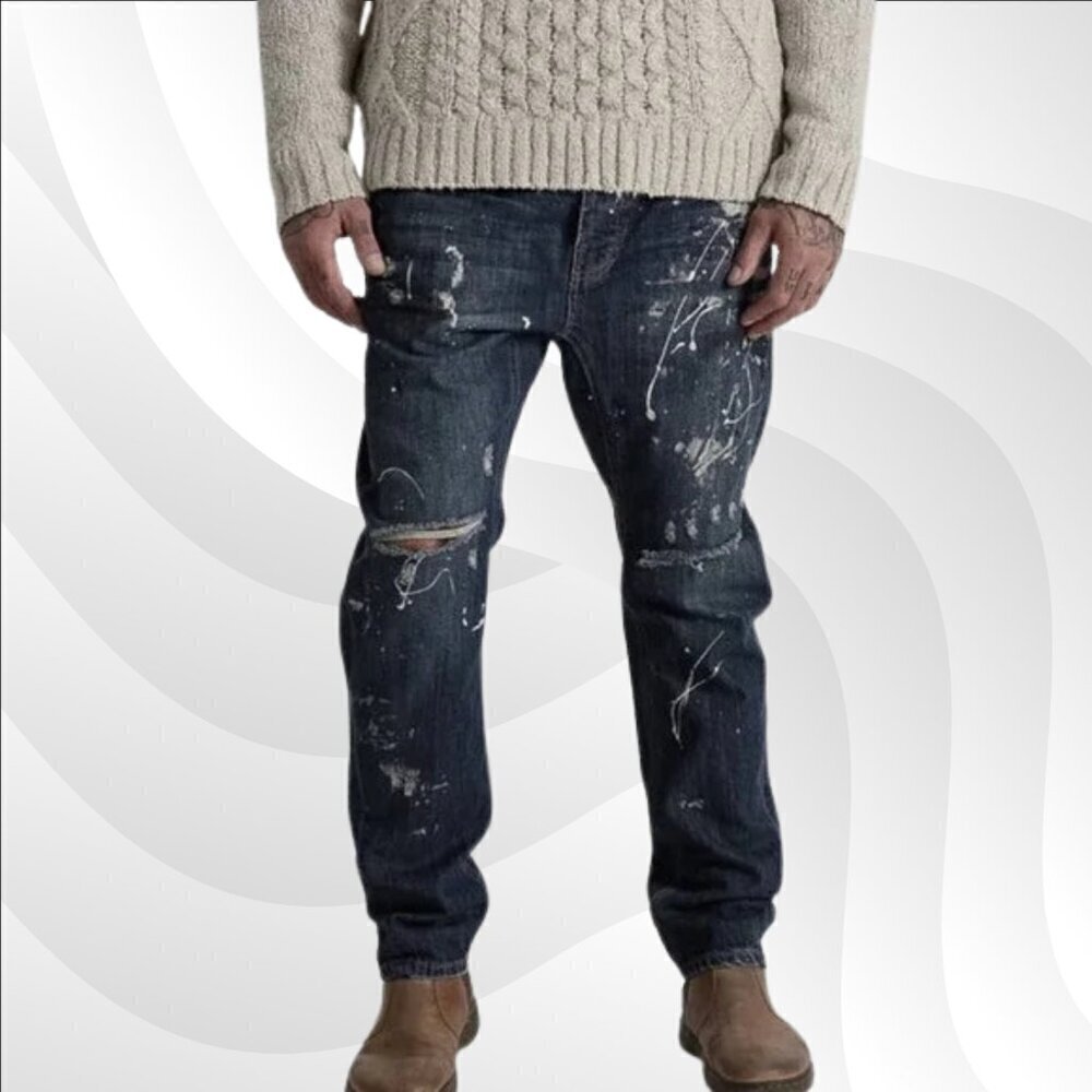 2/$50 Man X OneTeaspoon Distressed Cowboy Mr Golds Jeans Size 32R